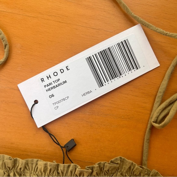 NWT RHODE Pari Cropped Bandeau Top Herbarium 6 - Picture 7 of 10